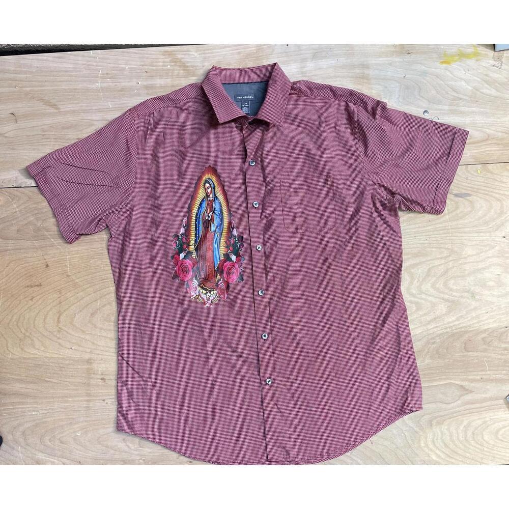 VAN HUESEN VIRGIN MARRY STYLE FLANNEL